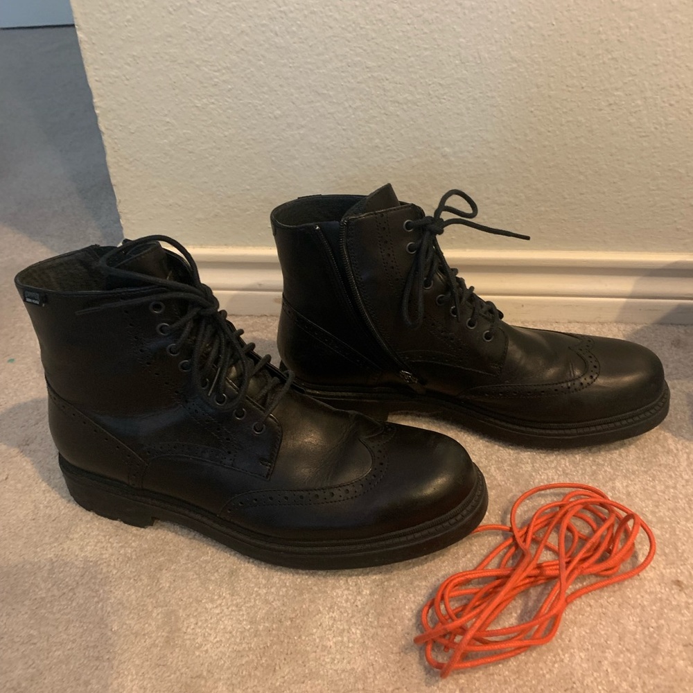 Camper Men’s Hardwood Gortex Boot, Size 13. Black.